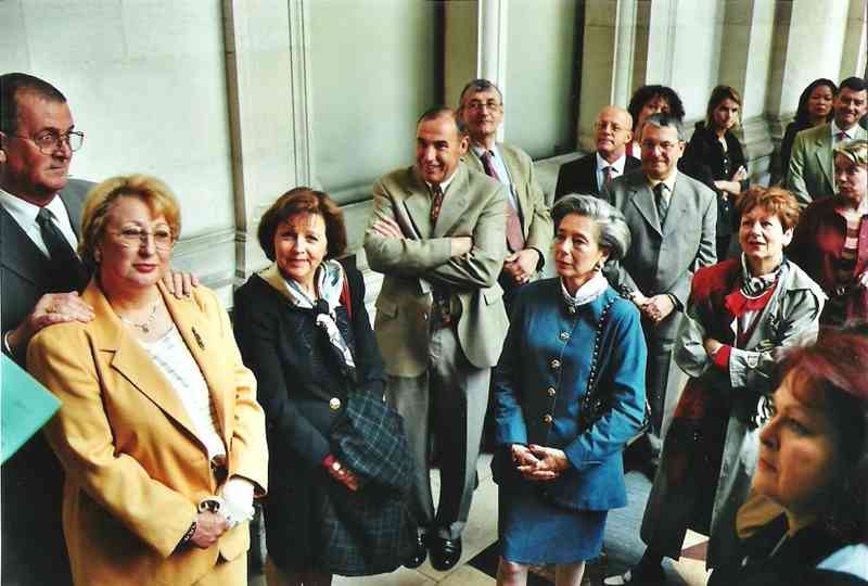 Num03.jpg - Visites, à l'hôtel de Ville... 