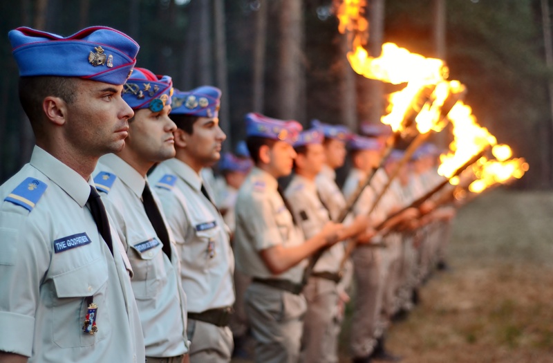01_DZU_8315.jpg - La promotion « général Le Boudec » accueille les cadets de la 58 e  promotion de l'ÉMIA